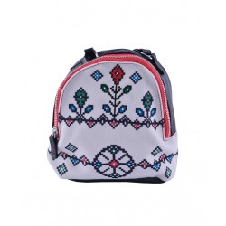 RUCSAC ETHNO MINI CANVAS GRI-NEGRU PIGNA