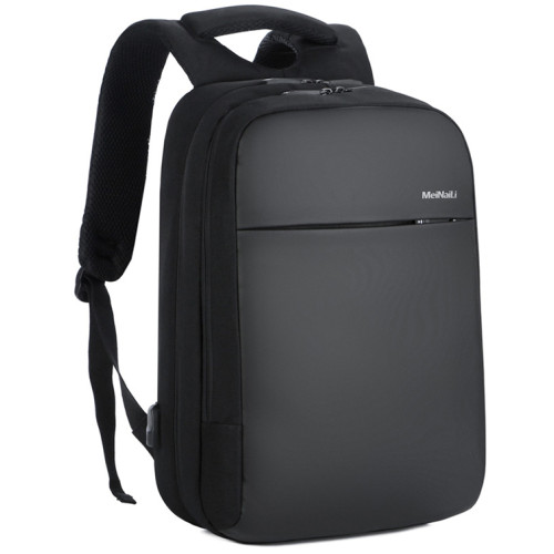 RUCSAC LAPTOP CASTI 43*29*13CM STILISH BLACK PIGNA