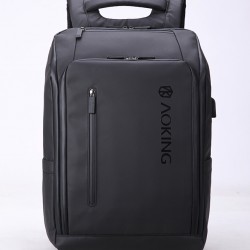 RUCSAC LAPTOP CASTI 44*31*18CM PIELE BLACK PIGNA