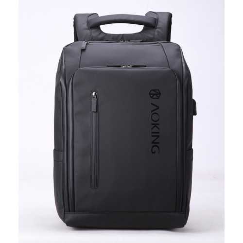 RUCSAC LAPTOP CASTI 44*31*18CM PIELE BLACK PIGNA