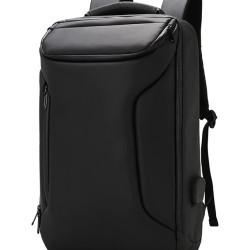 RUCSAC LAPTOP CASTI 48*32*12CM BLACK PIGNA