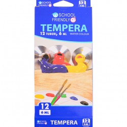 TEMPERA 12 CULORI 6ML SCHOOL FRIENDLY PIGNA