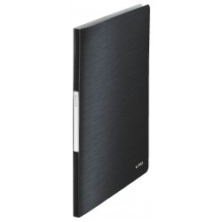 MAPA PREZENTARE 40 FOLII NEGRU-SATIN STYLE LEITZ