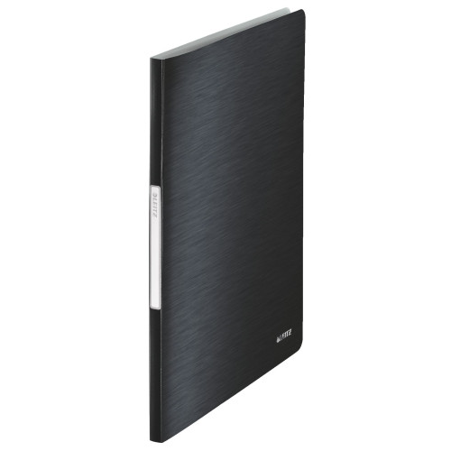 MAPA PREZENTARE 40 FOLII NEGRU-SATIN STYLE LEITZ