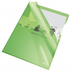 MAPA PROTECTIE A4 CRISTAL TIP L VERDE 150 MICRONI ESSELTE