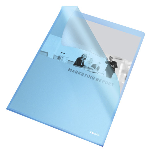MAPA PROTECTIE A4 TIP L ALBASTRA 105 MICRONI 25/SET ESSELTE