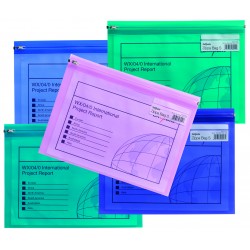 MAPA PROTECTIE ZIP A4 CULORI ELECTRA ASORTATE SNOPAKE