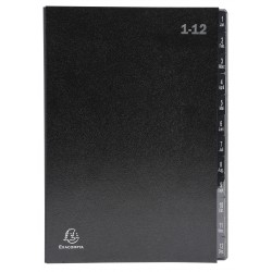 MAPA SEMNATURI 1-12 NEAGRA EXACOMPTA