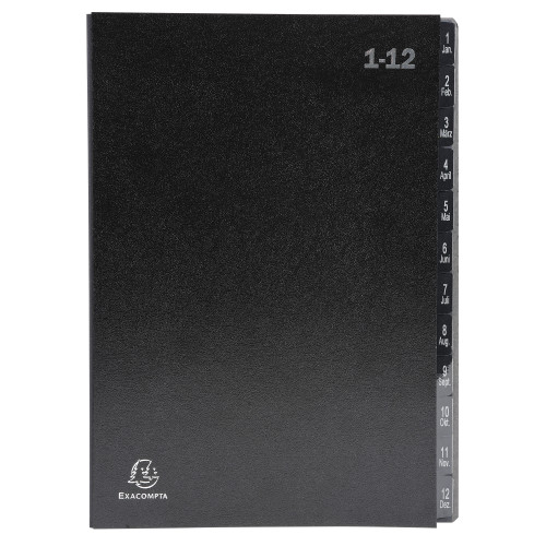 MAPA SEMNATURI 1-12 NEAGRA EXACOMPTA