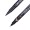MARKER CD 2 CAPETE 0.5/1MM NEGRU DELI