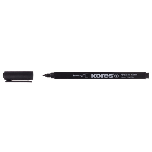 MARKER CD NEGRU 1.0MM KORES