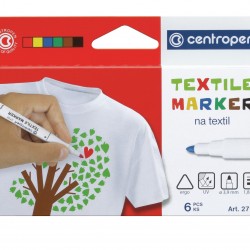 MARKER PENTRU TEXTILE 6/SET 2739 CENTROPEN