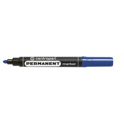 MARKER PERMANENT ALBASTRU VARF ROTUND 2.5MM 8566 CENTROPEN