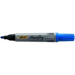 MARKER PERMANENT ALBASTRU VARF ROTUND 2000 BIC