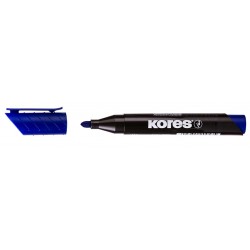 MARKER PERMANENT ALBASTRU VARF ROTUND 3MM KORES
