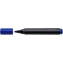 MARKER PERMANENT ALBASTRU VARF ROTUND GRIP 1504 FABER-CASTELL
