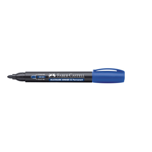 MARKER PERMANENT ALBASTRU VARF ROTUND MULTIMARK WINNER 52 FABER-