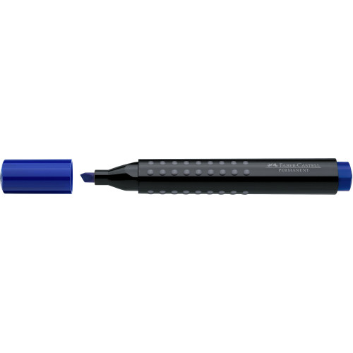 MARKER PERMANENT ALBASTRU VARF TESIT GRIP 1505 FABER-CASTELL