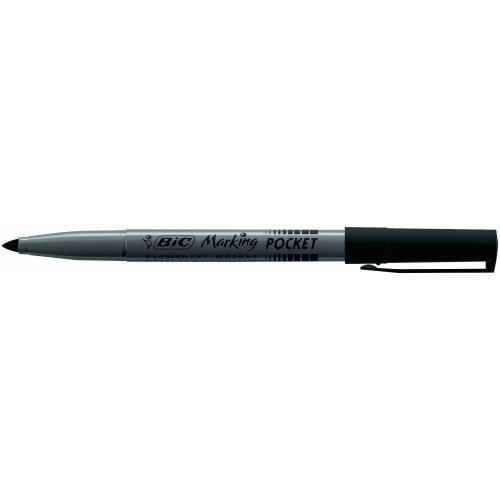 MARKER PERMANENT NEGRU 1.0MM 1445 BIC