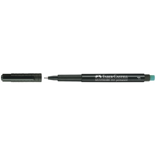MARKER PERMANENT NEGRU F MULTIMARK FABER-CASTELL