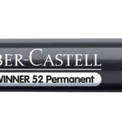 MARKER PERMANENT NEGRU VARF ROTUND MULTIMARK WINNER 52 FABER-CAS