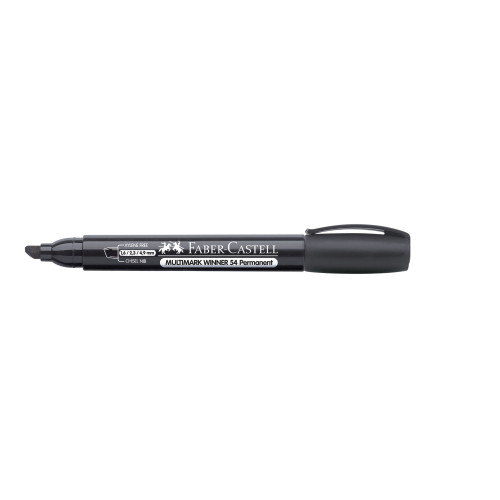 MARKER PERMANENT NEGRU VARF TESIT MULTIMARK WINNER 54 FABER-CAST