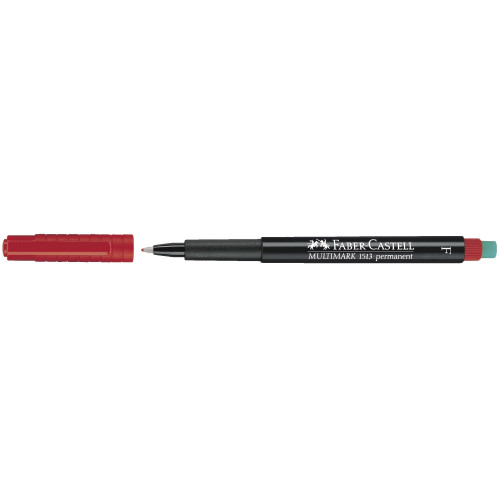 MARKER PERMANENT ROSU F MULTIMARK FABER-CASTELL