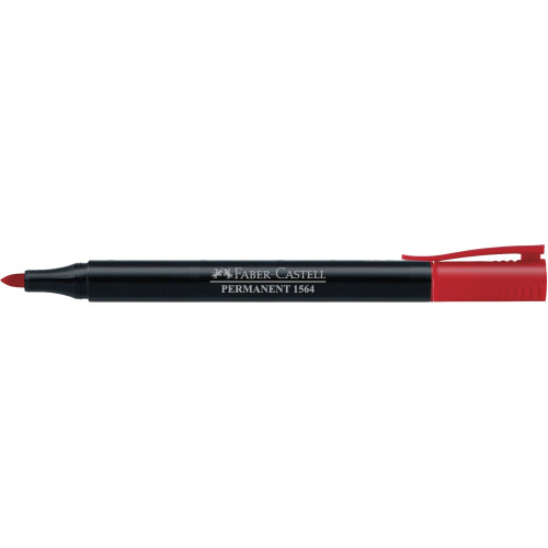 MARKER PERMANENT ROSU SLIM 1564 FABER-CASTELL