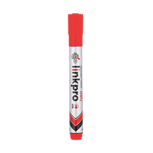 MARKER PERMANENT ROSU VARF ROTUND 2MM REINCARCABIL DELI