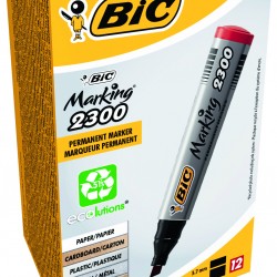 MARKER PERMANENT ROSU VARF TESIT 2300 BIC