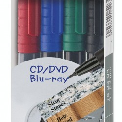 MARKER PERMANENT SET 4 S MULTIMARK FABER-CASTELL