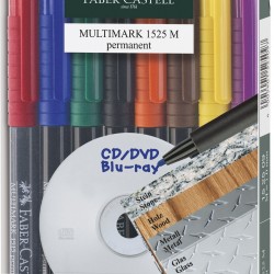 MARKER PERMANENT SET 8 M MULTIMARK FABER-CASTELL