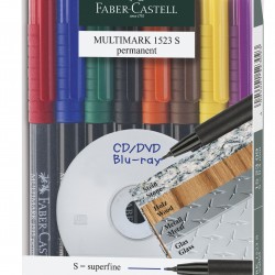 MARKER PERMANENT SET 8 S MULTIMARK FABER-CASTELL