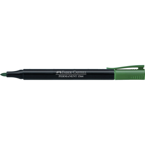 MARKER PERMANENT VERDE SLIM 1564 FABER-CASTELL