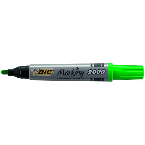 MARKER PERMANENT VERDE VARF ROTUND 2000 BIC