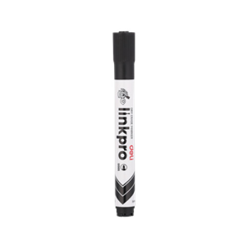 MARKER WHITEBOARD NEGRU VARF ROTUND 2MM REINCARCABIL DELI