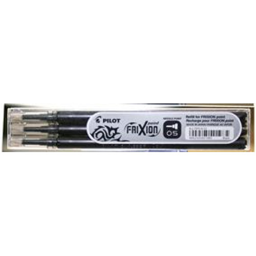 MINA ROLLER 0.5MM NEAGRA 3/SET POINT FRIXION PILOT