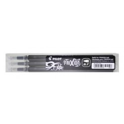 MINA ROLLER 0.7MM NEAGRA 3/SET FRIXION PILOT