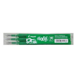 MINA ROLLER 0.7MM VERDE 3/SET FRIXION PILOT