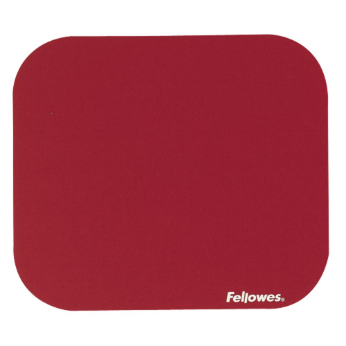 MOUSE PAD DIN POLIESTER ROSU FELLOWES
