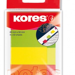 NOTES ADEZIV 20*50MM 4 CULORI*50 FILE KORES