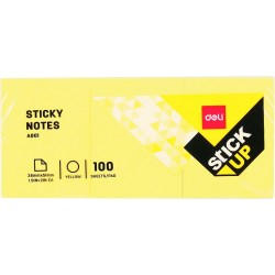 NOTES ADEZIV 3*38*51MM GALBEN 100 FILE DELI