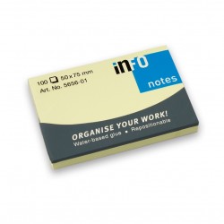 NOTES ADEZIV 50*75MM GALBEN PAL 100 FILE GLOBAL NOTES
