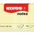 NOTES ADEZIV 50*75MM GALBEN PAL 100 FILE KORES