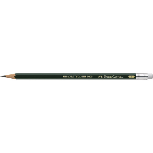 CREION GRAFIT B CU GUMA CASTELL 9000 FABER-CASTELL