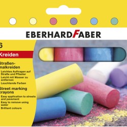 CRETA 6 CULORI DESEN ASFALT EBERHARD FABER