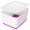 CUTIE DEPOZITARE CU CAPAC MARE ALB/ROZ MYBOX LEITZ