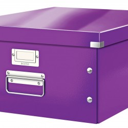 CUTIE DEPOZITARE MARE MOV CLICK&STORE LEITZ