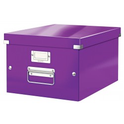 CUTIE DEPOZITARE MEDIE MOV CLICK&STORE LEITZ
