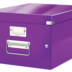 CUTIE DEPOZITARE MEDIE MOV CLICK&STORE LEITZ